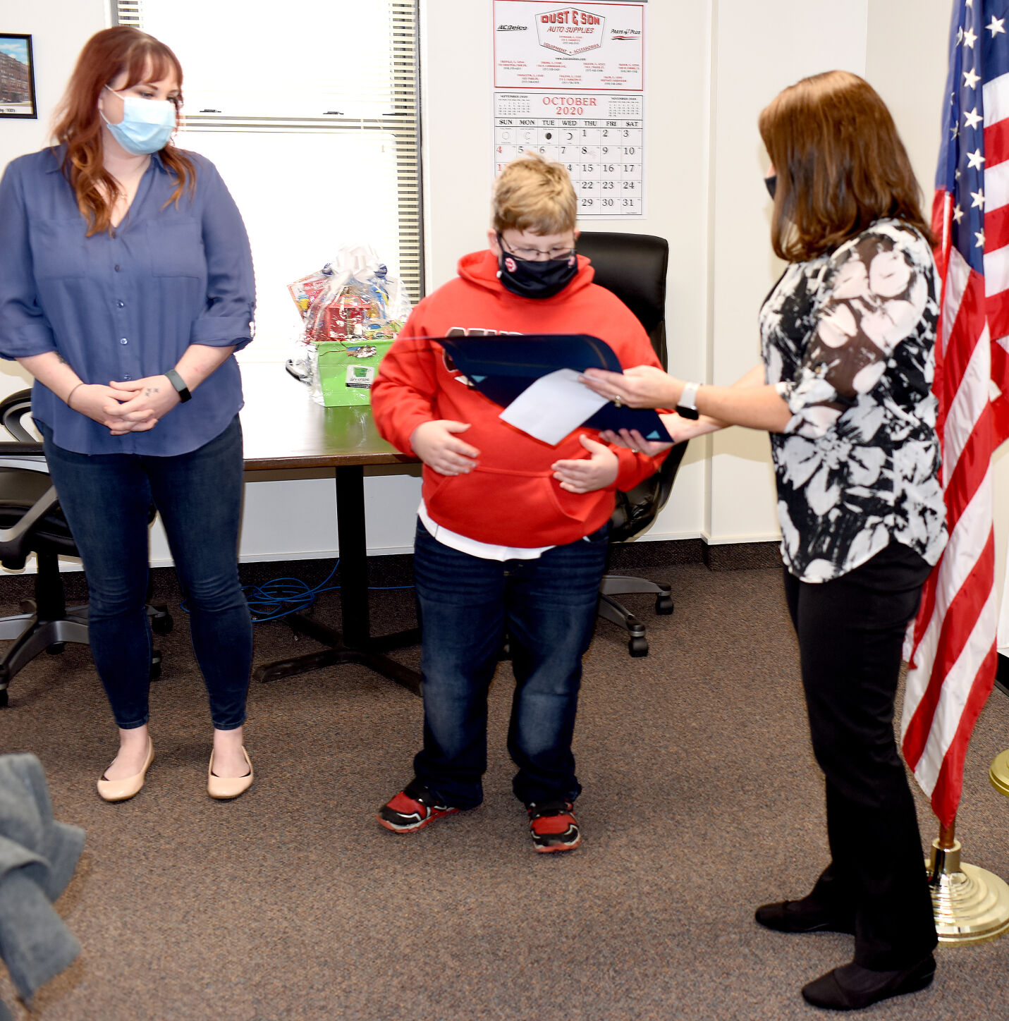 911 Board honors Lucas Grupe Tuesday